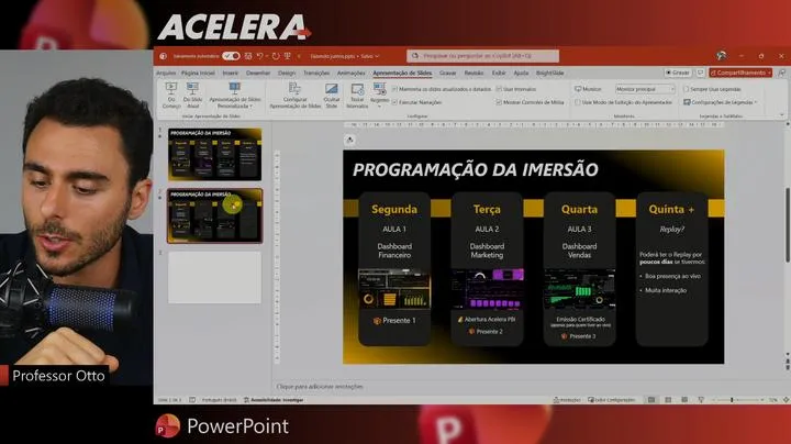 Aula de Apresentações: Slide com hierarquia visual