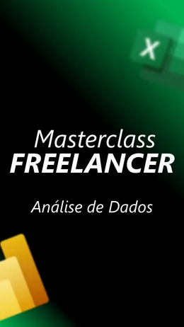 Capa do (Masterclass) Freelancer de Dados